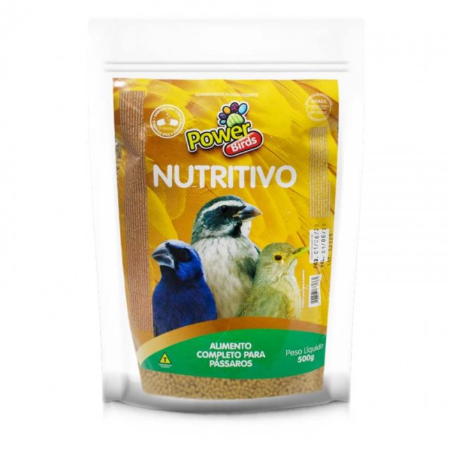 RACAO POWER BIRDS NUTRITIVO 500G