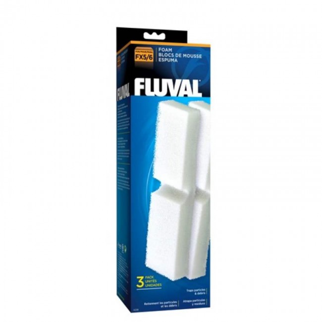 ESPUMA FILTRANTE FLUVAL FX5/6 3PCS