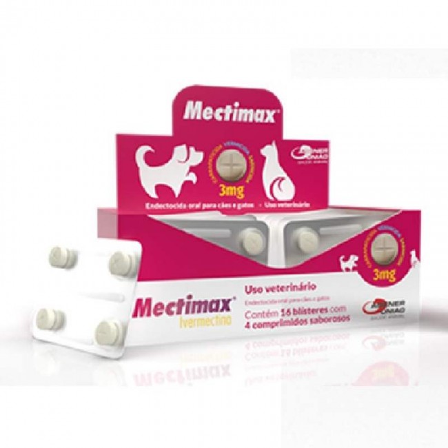 MECTIMAX 3MG DYSPLAY C/64 COMPRIMIDOS