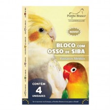 10495 - BLOCO DE OSSO DE SIBA PASSARO M ANIMALIS