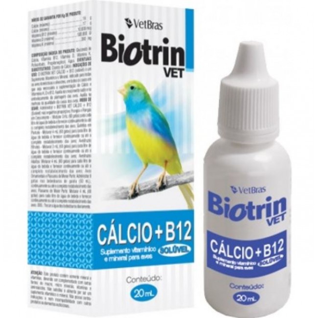 BIOTRIN VET CALCIO+B12 20ML
