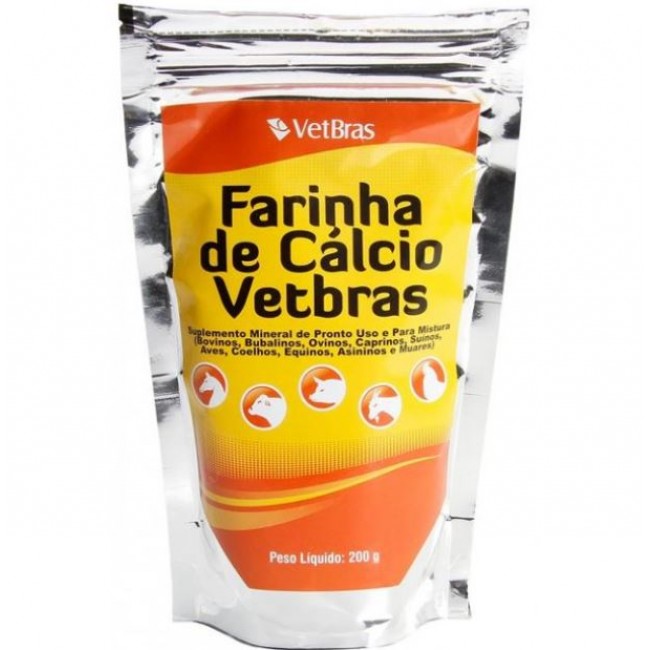 FARINHA DE CALCIO VETBRAS 200G